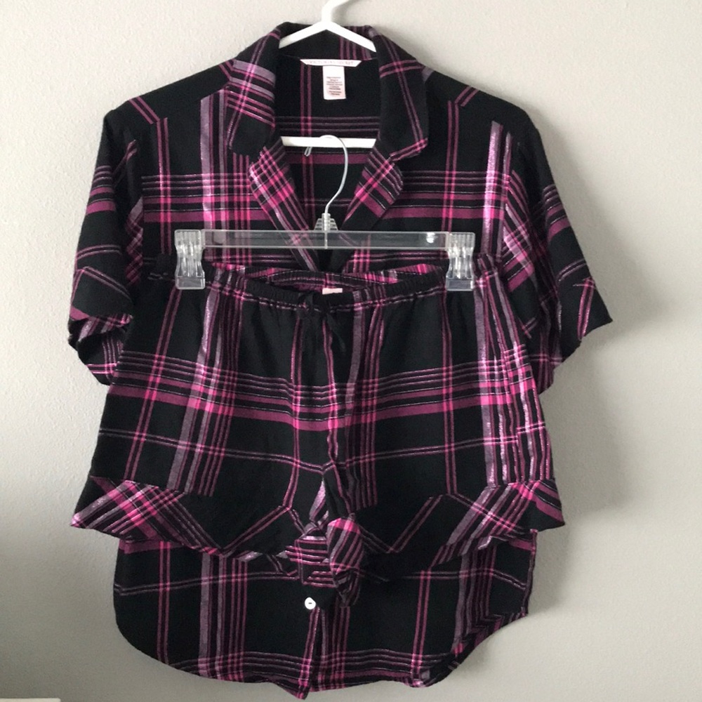 Victoria’s Secret Button Down Pajama Set EUC XS
